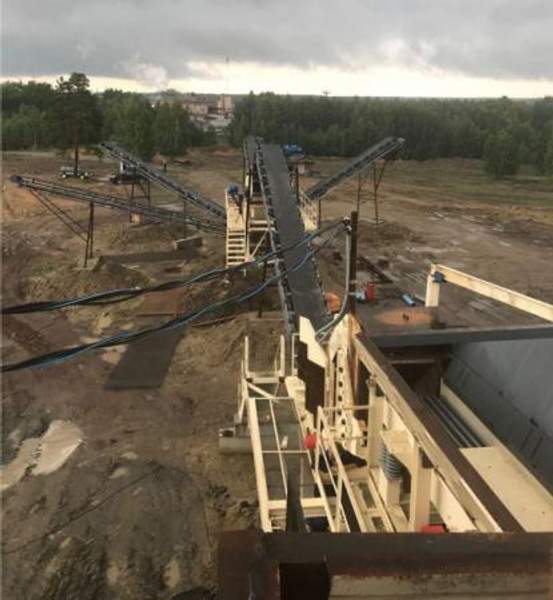 Конвейер ленточный КЛ 1000 мм х 25 м.