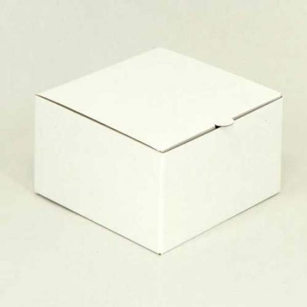 Коробка для капкейков, без вставки, белая, 160х160х100 мм