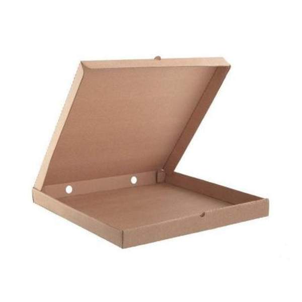 Коробка для пиццы (для пирога) 330х330х40 мм, Т-23 бурый