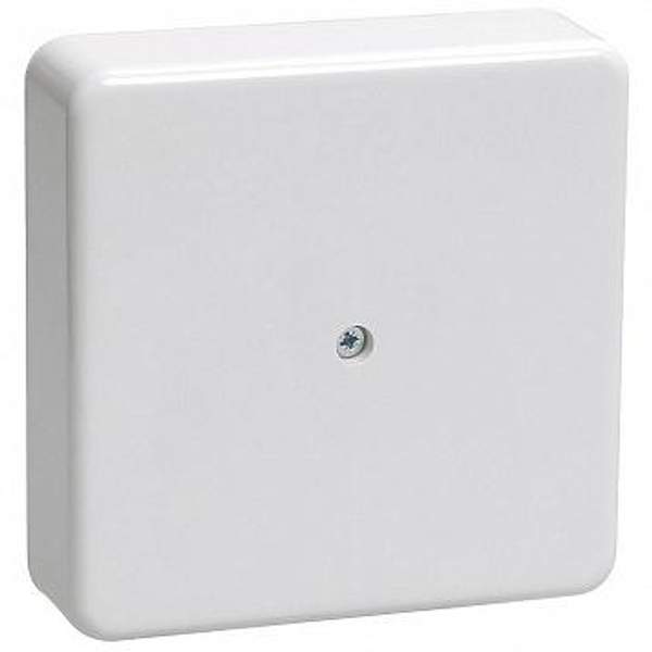 Коробка КМ41212-03 распаячная для о/п 75х75х20 мм? светлое дерево (6 клеммы 6мм? ) | код. UKO10-075-075-020-K21 | IEK