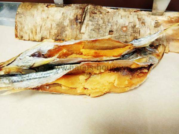 Корюшка вяленая с икрой (Камчатка) ~ 300 гр.