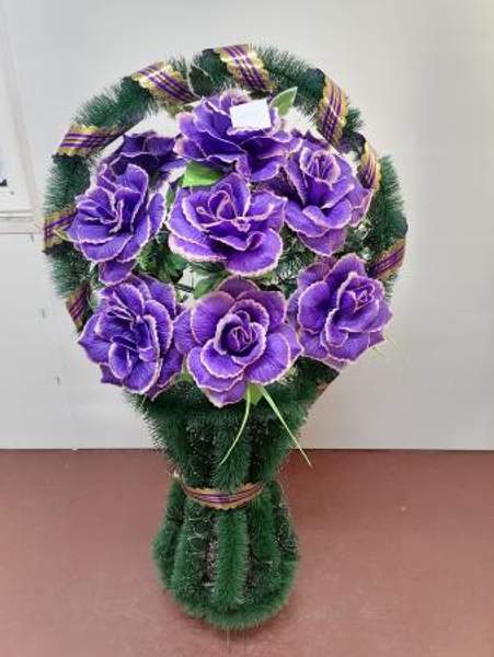 Корзина ритуальная "Роза"