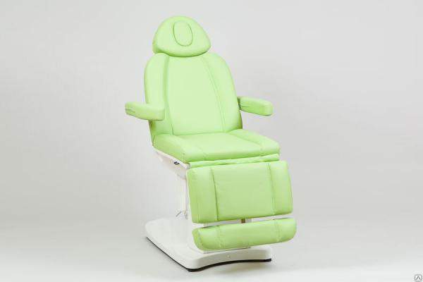 Косметологическое кресло SD-3708A слоновая кость, светло-коричневый зеленый