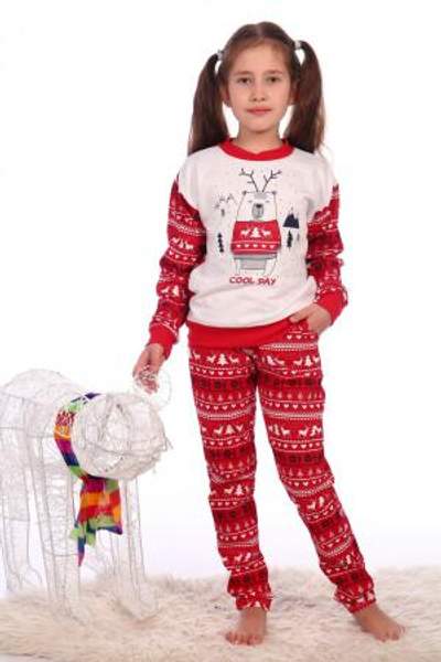 Костюм детский Морозко красный