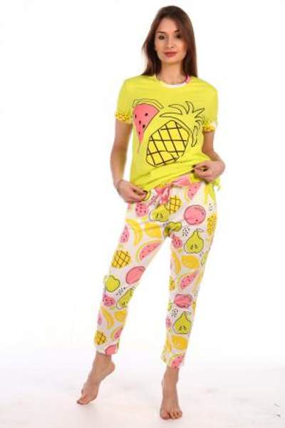 Костюм молодежный Фрукты желтый