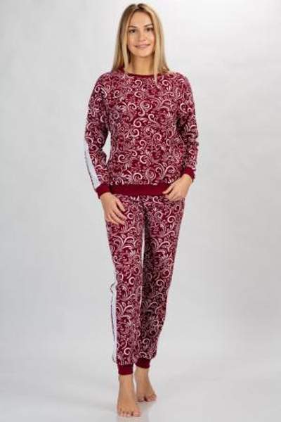 Костюм женский Земфира бордо +size