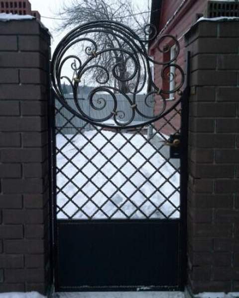 Кованая калитка 07