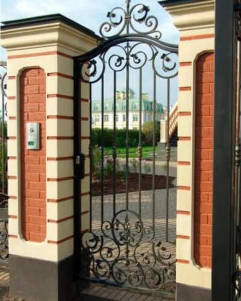 Кованая калитка 14