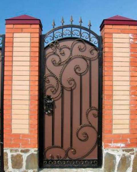 Кованая калитка 21