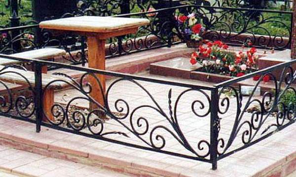 Кованая оградка №31 - изготовим по вашим размерам