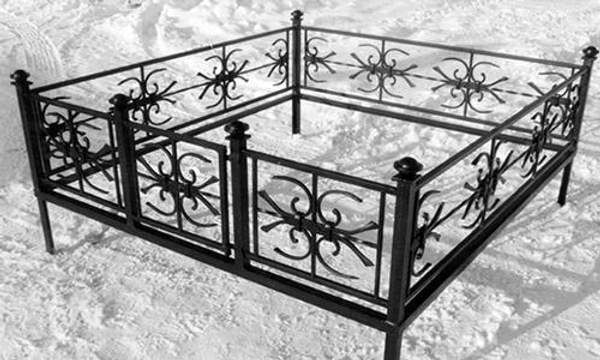 Кованая оградка №33 - изготовим по вашим размерам