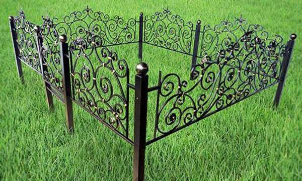 Кованая оградка №41 - изготовим по вашим размерам
