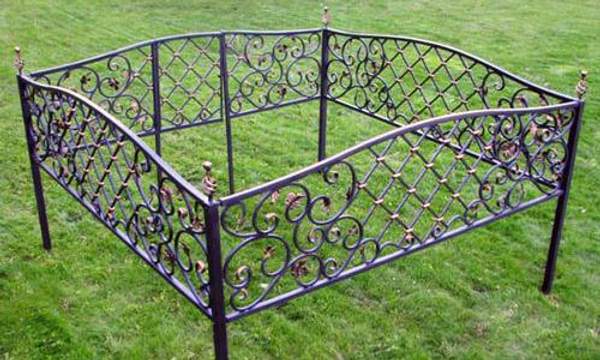 Кованая оградка №48 - изготовим по вашим размерам