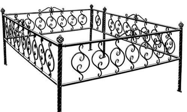 Кованая оградка №68 - изготовим по вашим размерам