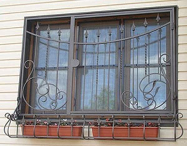 Кованая решетка 023