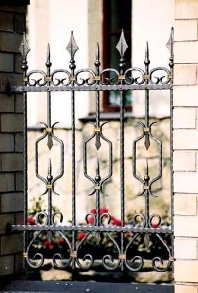 Кованый забор 01