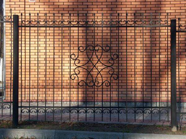 Кованый забор 03