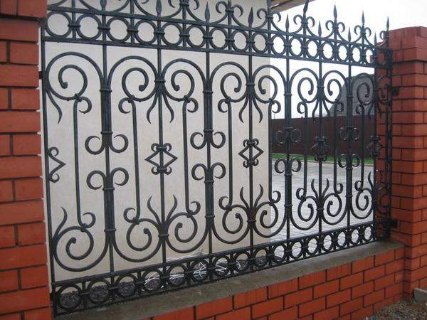 Кованый забор 10