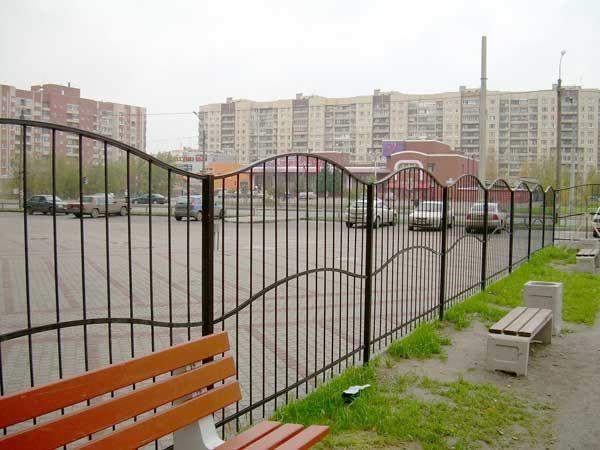 Кованый забор 14