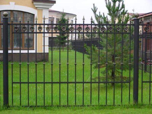 Кованый забор 17