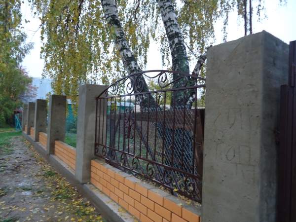 Кованый забор