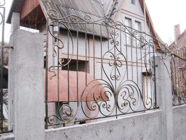 Кованый забор 22