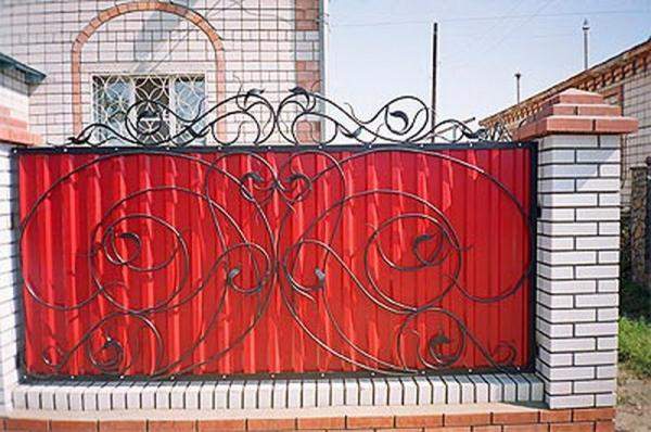 Кованый забор 23