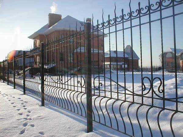 Кованый забор 25