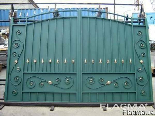 Кованый забор,металлический забор