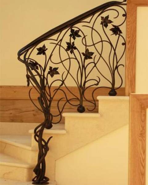 Кованые перила 001