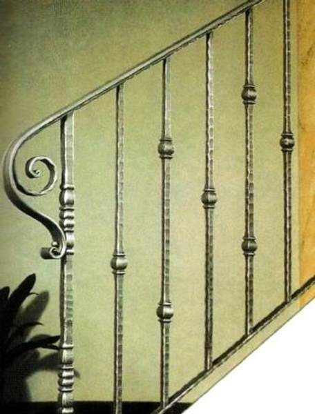 Кованые перила 012