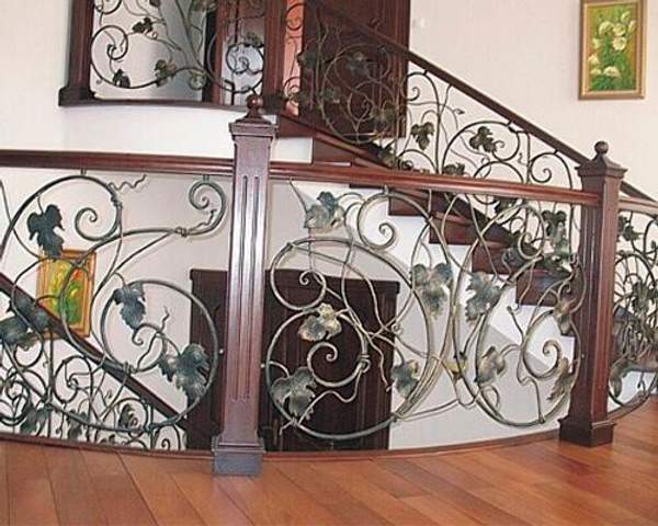 Кованые перила 017