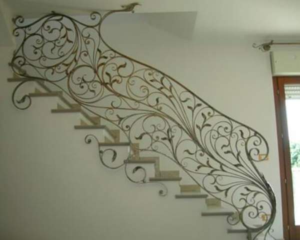 Кованые перила 028