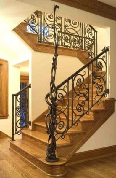 Кованые перила 029