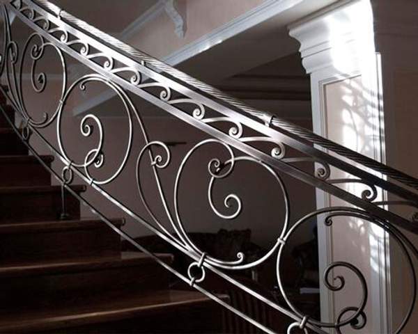 Кованые перила 035