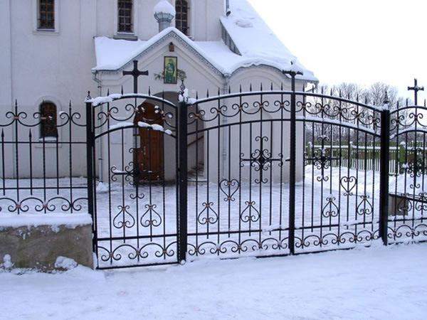 Кованые ворота 003
