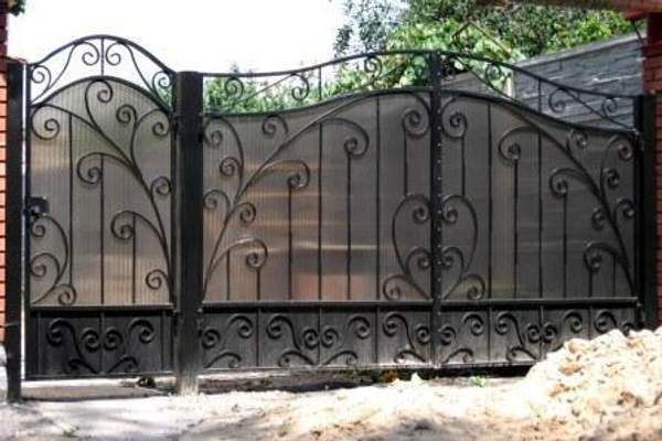 Кованые ворота 004