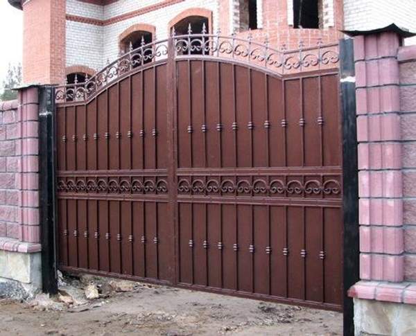Кованые ворота 005
