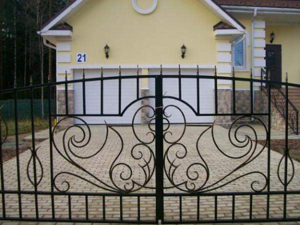 Кованые ворота 006
