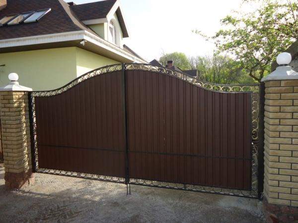 Кованые ворота 020