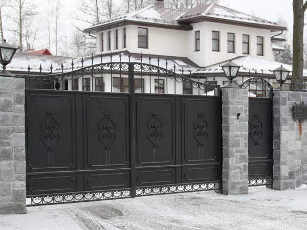 Кованые ворота 021