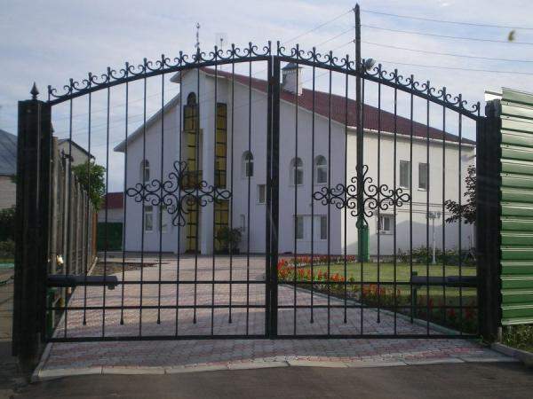 Кованые ворота 022