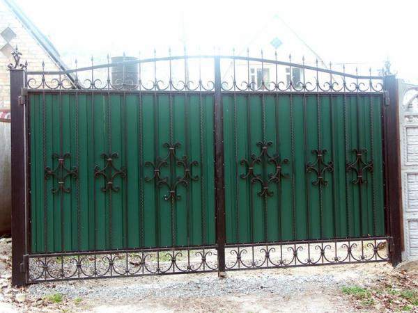 Кованые ворота 023