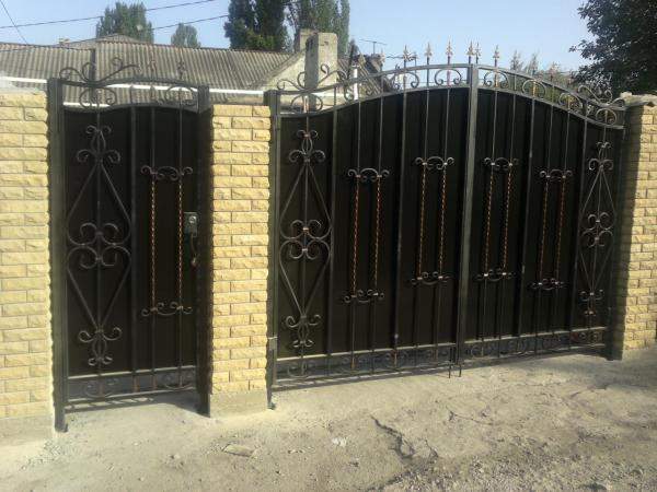 Кованые ворота 026