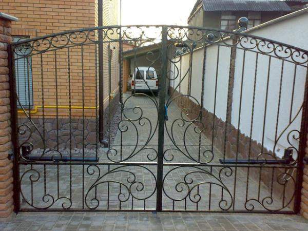 Кованые ворота 027