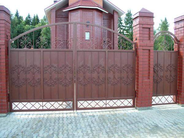Кованые ворота 029