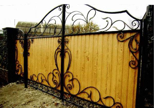 Кованые ворота 030