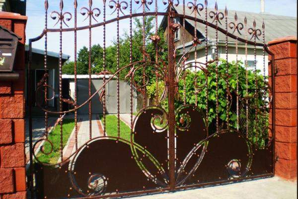 Кованые ворота 031