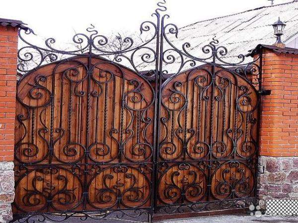 Кованые ворота 035