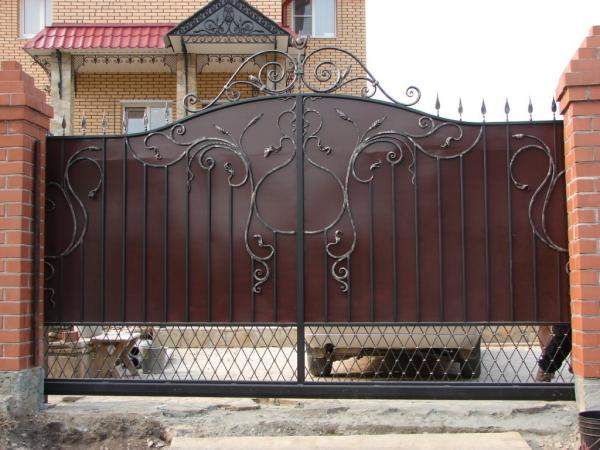 Кованые ворота 037